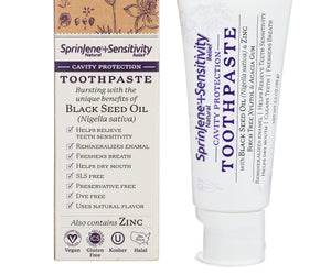 Sprinjene: Sensitivity Relief With Cavity Protection Toothpaste, 3.5 Oz