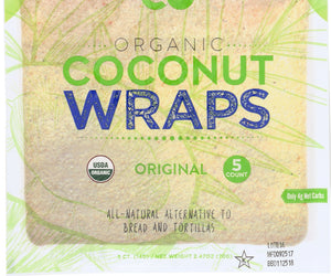 Nuco: Organic Coconut Wraps Original, 2.47 Oz