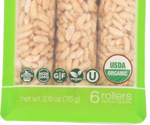 Bamboo Lane: Organic Crunchy Rice Rollers Apple Cinnamon, 2.6 Oz