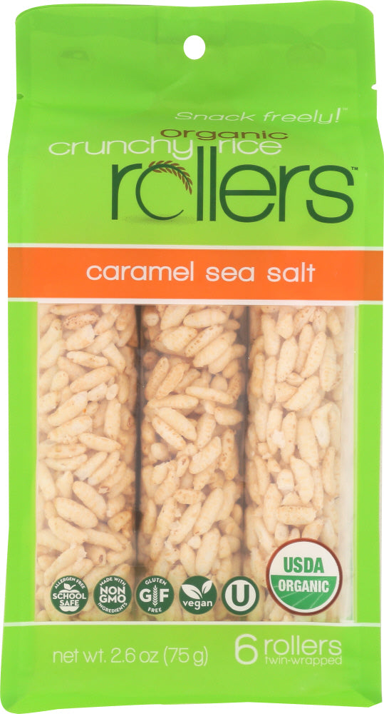 Bamboo Lane: Crunchy Rice Rollers Organic Caramel Sea Salt, 2.6 Oz