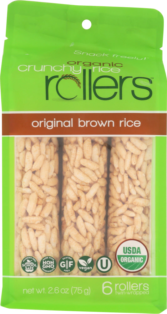 Bamboo Lane: Organic Crunchy Rice Rollers Brown Rice, 2.6 Oz