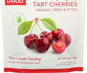Fruit Bliss: Organic Tart Cherries, 4 Oz