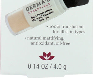 Derma E: Sun Protect Mineral Powder, 0.14 Oz