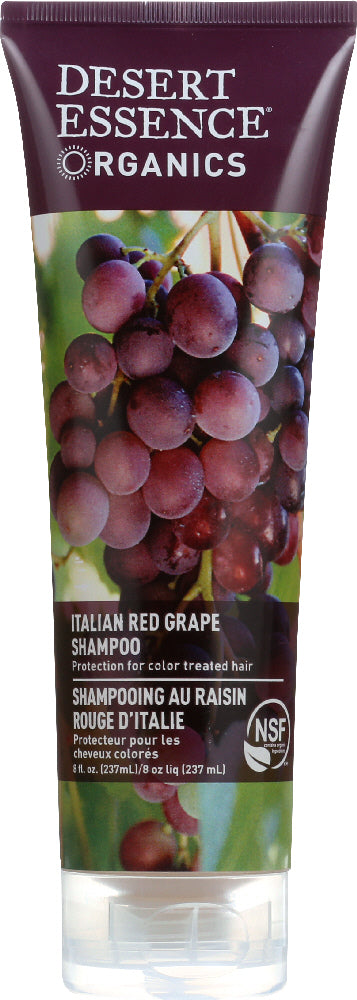 Desert Essence: Organics Shampoo Italian Red Grape, 8 Oz