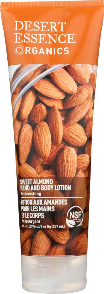 Desert Essence: Organics Hand And Body Lotion Sweet Almond, 8 Oz - RubertOrganics