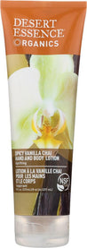 Desert Essence: Organic Hand & Body Lotion Spicy Vanilla Chai, 8 Oz - RubertOrganics