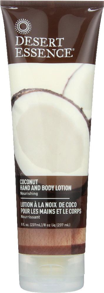 Desert Essence: Organics Hand And Body Lotion Coconut, 8 Oz - RubertOrganics