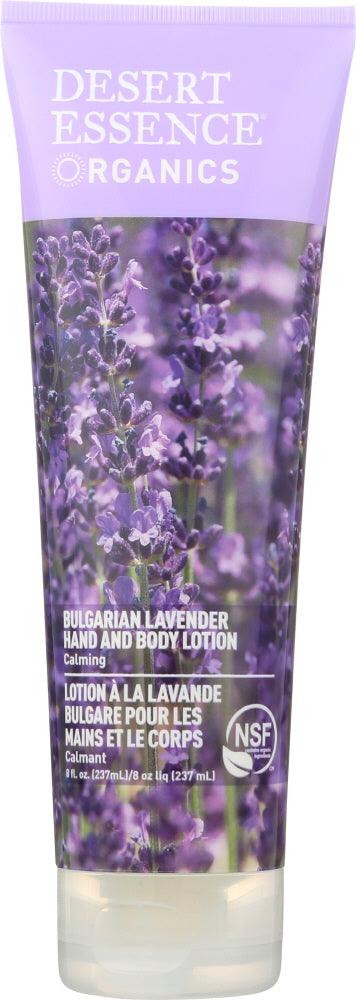 Desert Essence: Organics Hand And Body Lotion Bulgarian Lavender, 8 Oz - RubertOrganics