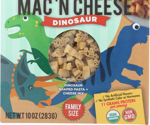 Pastabilities: Organic Mac & Cheese Dinosaur, 10 Oz