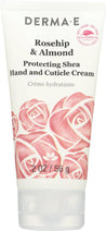 Derma E: Rosehip & Almond Protecting Shea Hand And Cuticle Cream, 2 Oz - RubertOrganics