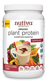 Nutiva: Protein Plant Chocolate Organic, 21.9 Oz