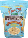 Bobs Red Mill: Organic Quick Cooking Steel Cut Oats, 22 Oz