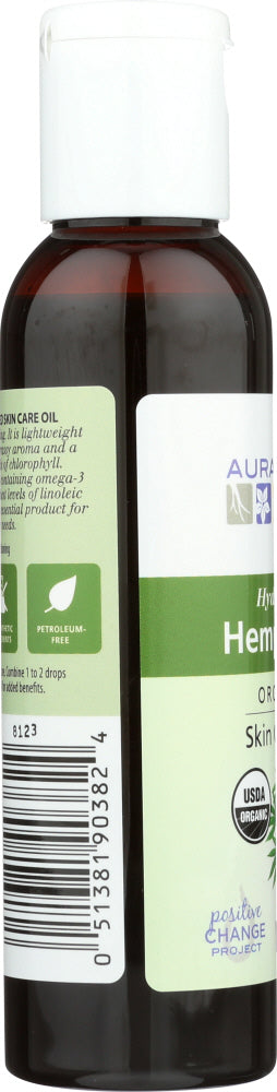 Aura Cacia: Organic Hemp Seed Oil, 4 Oz