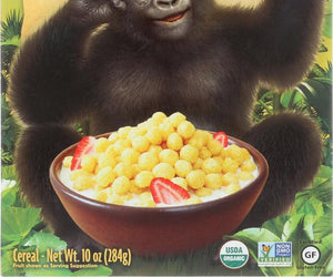 Nature's Path Organic: Envirokidz Organic Corn Puffs Gorilla Munch Cereal, 10 Oz - RubertOrganics