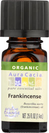 Aura Cacia: Aura Cacia Organic Frankincense Essential Oil, 0.25 Oz