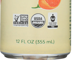 Zevia Organic: Sweetened Earl Grey Tea Blood Orange, 12 Fo