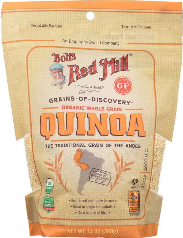 Bobs Red Mill: Organic White Quinoa, 13 Oz