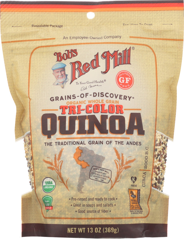 Bobs Red Mill: Organic Tricolor Quinoa Grain, 13 Oz