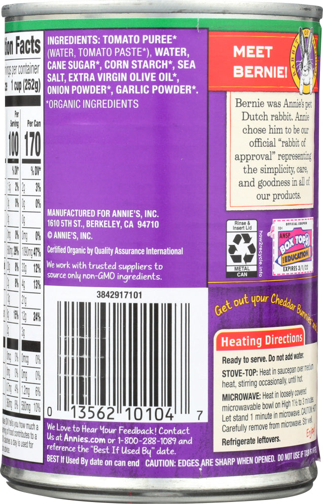 Annies Homegrown: Organic Tomato Soup, 14.3 Oz