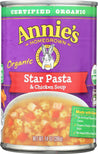 Annie's Homegrown: Organic Star Pasta & Chicken Soup, 14 Oz - RubertOrganics
