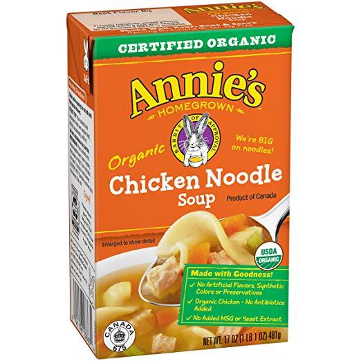 Annies Homegrown: Soup Chicken Noodle Organic, 14 Oz - RubertOrganics