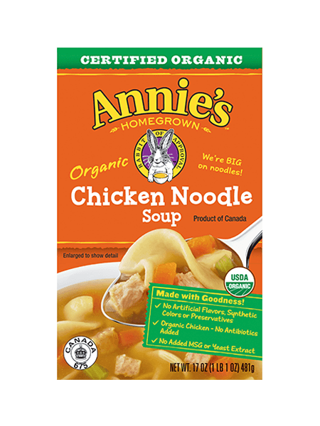 Annies Homegrown: Soup Chicken Noodle Organic, 14 Oz - RubertOrganics