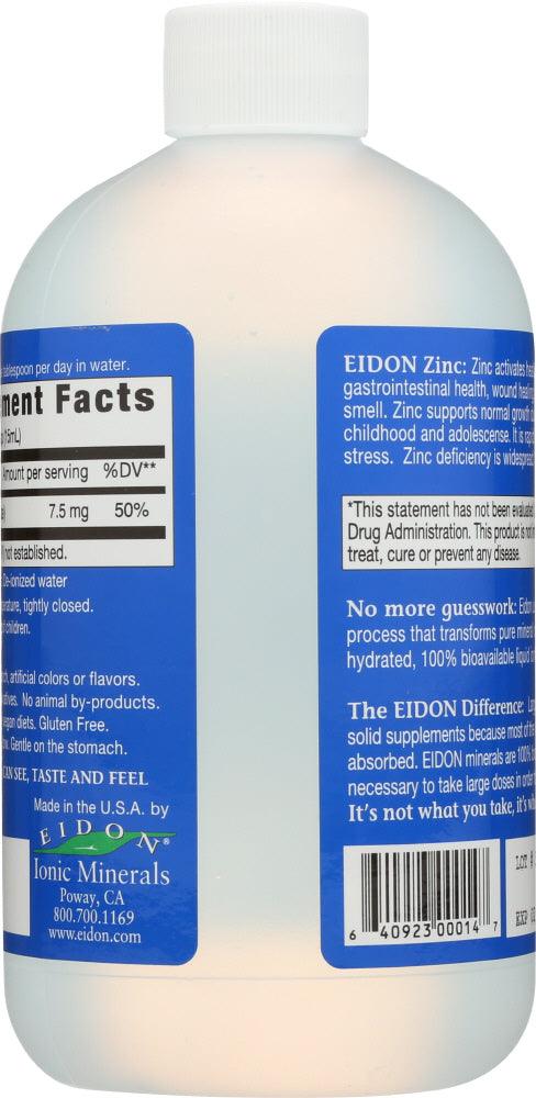 Eidon: Zinc, 18 Oz - RubertOrganics