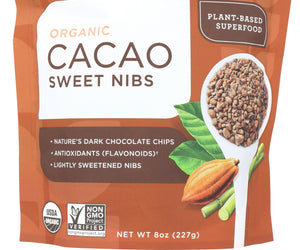 Navitas: Nibs Cocoa Sweet Organic, 8 Oz