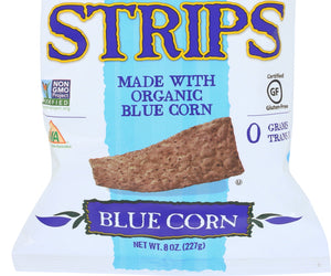 Green Mountain Gringo: Organic Blue Corn Tortilla Strips, 8 Oz