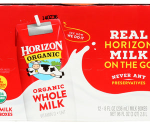 Horizon: Organic Whole Milk Plain, 96 Fo
