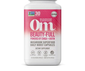 Om Organic Mushroom Nutrition: Beauty Full Mushroom Superfood Capsules, 90 Cp