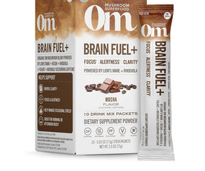 Om Organic Mushroom Nutrition: Mocha Brain Fuel Drink Stick, 2.6 Oz