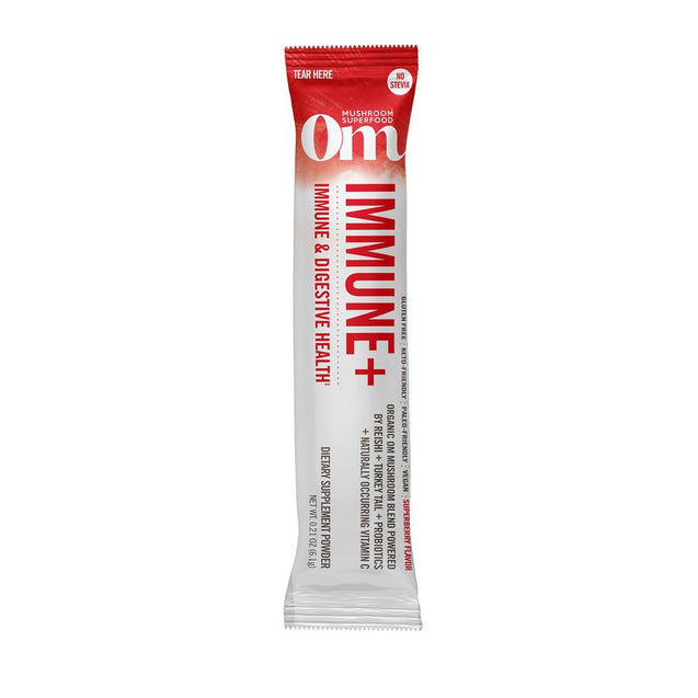 Om Organic Mushroom Nutrition: Immune Plus Superfood Drink Stick, 2.1 Oz