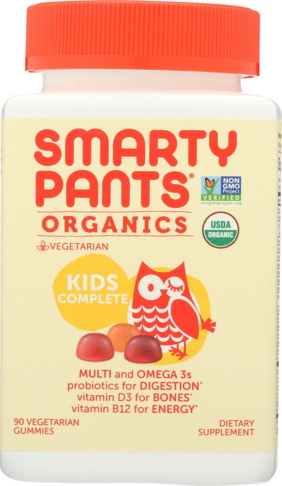 Smartypants: Organic Kids Complete Vitamin, 90 Ea