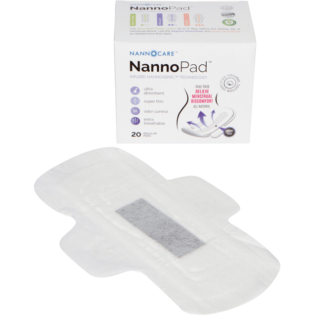 Nannopad: Regular Feminine Pad, 20 Pc - RubertOrganics