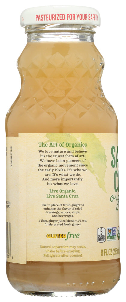 Santa Cruz: Juice Ginger Organic, 8 Fo