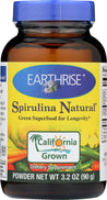 Earthrise: Spirulina Natural Powder, 3.2 Oz - RubertOrganics