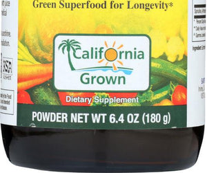 Earthrise: Spirulina Natural Green Super Food For Longevity Powder, 6.4 Oz - RubertOrganics