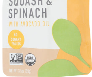 Serenity Kids: Food Baby Butternut Squash Spinach Organic, 3.5 Oz