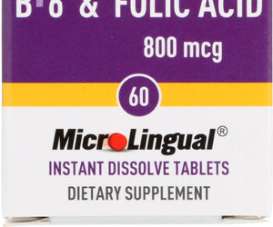 Superior Source: No Shot Methylcobalamin B-12 5000mcg B-6 & Folic Acid 800mcg, 60 Tb