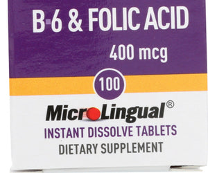 Superior Source: B12 1000mg B6 And Folic Acid 400mcg, 100 Tb