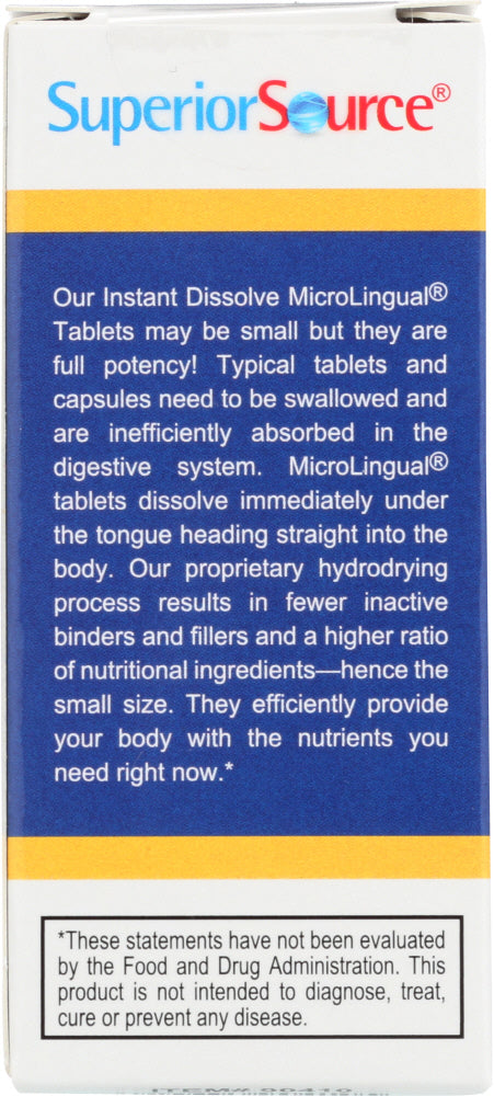 Superior Source: Vitamin K-2 500mcg Mk4, 60 Tb