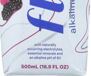 Flow Water: Water Alkaline Blackberry Hibiscus Organic, 16.9 Fo