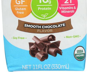 Orgain: Organic Vegan Nutritional Shake Smooth Chocolate, 11 Oz - RubertOrganics