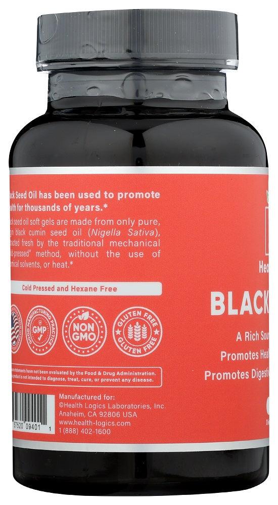 Health Logics: Black Cumin Seed Oil, 100 Softgels - RubertOrganics