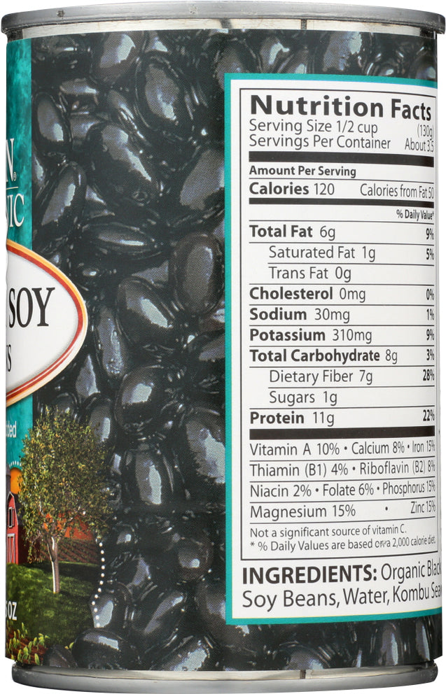 Eden Foods: Organic Black Soy Beans, 15 Oz