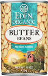 Eden Foods: Organic Butter Beans Low Fat, 15 Oz - RubertOrganics
