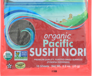 Emerald Cove: Organic Pacific Sushi Nori 10 Sheets, 0.9 Oz