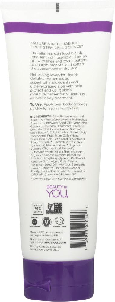 Andalou Naturals: Body Lotion Refreshing Lavender And Thyme, 8 Oz - RubertOrganics