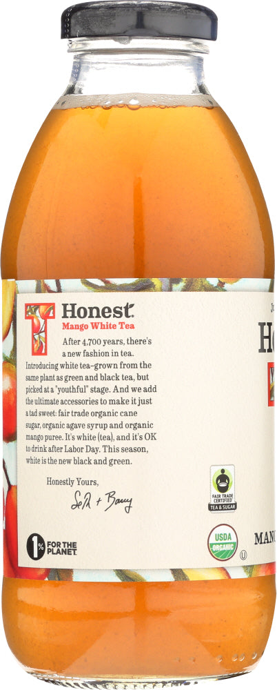 Honest Tea: Organic White Tea Mango, 16 Oz